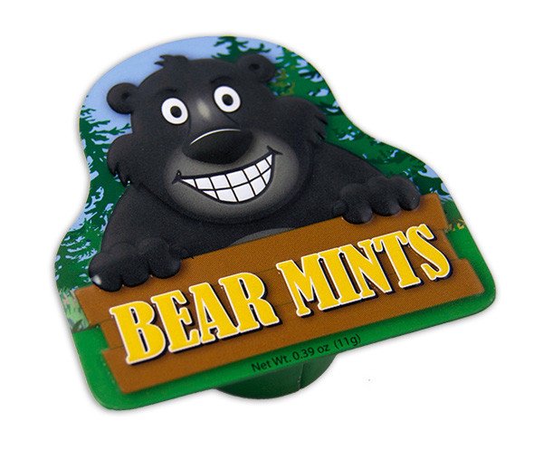 7290 - Mints in a CUTE Bear Shaped Tin!