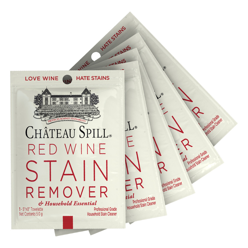 2450 - Chateau Spill Red Wine Stain Remover 5-Pack
