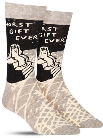 1370 - Worst Gift Ever Men's Socks 